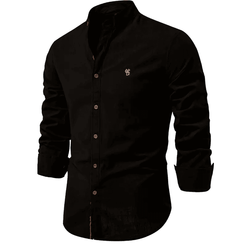 Elegant black shirt with a sleek design